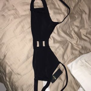 Hollister BRAND NEW black bathing suit top